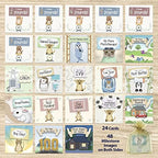 Kenco NICU Milestone Cards - 48 Total Milestones, Gender Neutral with Adorable Critters and Gift Ready Packaging - Preemie milestone cards (Gender Neutral 10 Sets) - Image 6