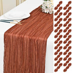 24 Pack Terracotta 10Ft Cheesecloth Table Runner by Unknown