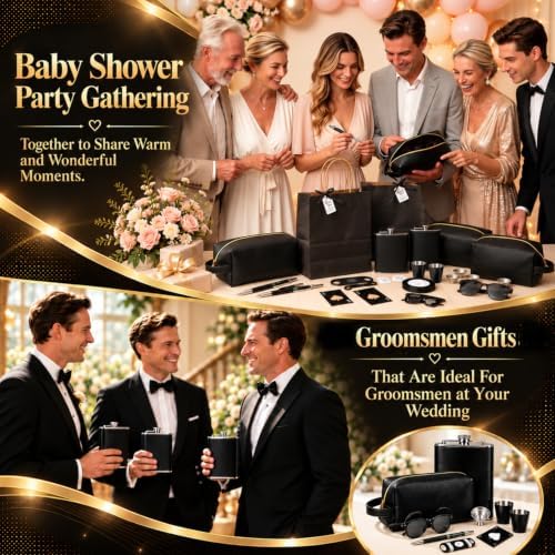 41 Pcs Baby Shower Prizes for Men, Groomsmen Gifts Wedding Party - Image 2