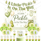 Pickle Baby Shower Party Decorations A Little Pickle is on the Way Backdrop by Merrystorm