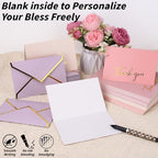 240 PCS Thank You Cards with Envelopes, 4 x 6 Inch Gold Foil Letterpress - Image 4