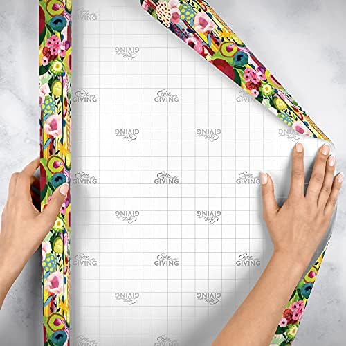 Jillson Roberts Gift Wrapping Paper, Floral Collage (8 Rolls 5ft x 30in) - Image 4