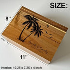 Travel Keepsake Box, Our Adventure Memory Box, Personalized Couple Gift - Image 5