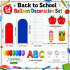 Cinrobiye 56 Pcs Back to School Composition Notebook Spandex Arch Covers, 4FT 5FT 6FT Fabric Arch Backdrop Covers for First Day of School Classroom Decorations, Welcome Back Party Photo Backdrop Kit - Image 2