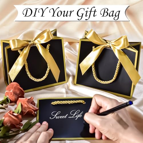 EQOREIIN 24 PCS Small Gift Bags with Handles, 5.5x 2.5x4.7 Inches Mini Bag - Image 4