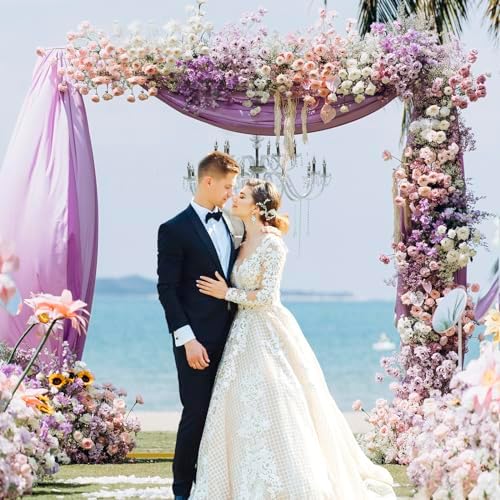 Asee'm 6.6FTx6.6FT Gold Wedding Arch Backdrop Stand Square Metal - Image 4