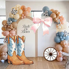 3 Pcs Boot or Bows Gender Reveal Decorations Large Pink Cutouts Baby Shower Birthday Sign 1st Birthday Party Centerpieces for Baby Shower Party Supplies Photo Booth Props Backdrops Decor - Image 5