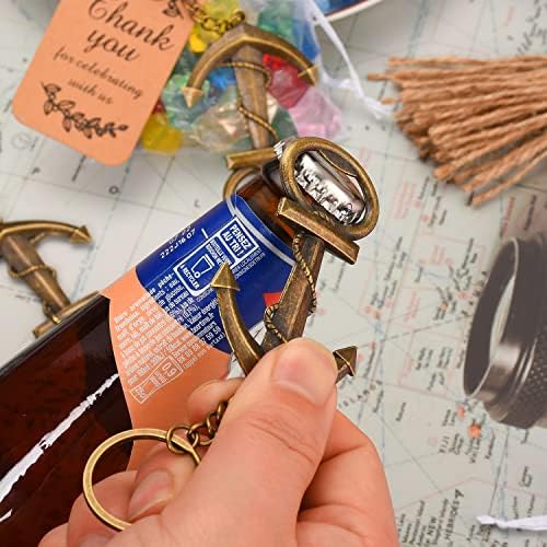 50 Pcs Retro Anchor Bottle Opener Wedding Favors for Guest(Retro Anchor) - Image 4