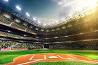 BELECO 5x3ft Fabric Baseball Backdrop Baseball Field Stadium Photography Backdrop for Birthday Party Decoration Games Photo Background Props Sport-31 by BELECO
