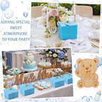 50 Pcs Baby Shower Game Prize, 6 Bear Cheese Board Gift Set, Blue - Image 4