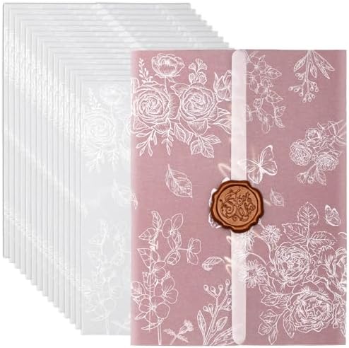 Vellum Paper 5x7 Pre-Folded White Floral Butterfly, Vellum Jackets 100 Pcs - Image 6