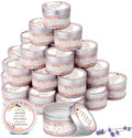 MTLEE Flowers 24 Pcs Baby Shower Party Favors Candles Lavender Scented Baby Shower Favors for Guests Rustic Tealights Candles Gender Reveal Return Gifts(Pink, 1.2 oz) by CelebrateEveryMoment