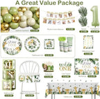 cocomigo 237pcs Wild One Birthday Decorations Complete Party Set, 20 Guests - Image 3