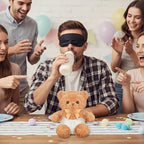 6 Sets Bottle Chug Bear Baby Shower Games White Brown Tan Brown Bear - Image 3