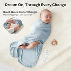 Momcozy Swaddles for Newborns, Quiet Fastener Swaddle for Infant 0-3 Months - Image 5