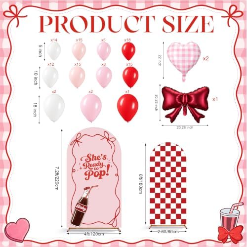 112 Pcs Ready to Pop Arch Backdrops Cover Set - Image 2