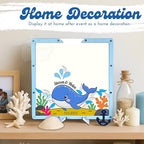 Wedding Guest Book Alternative, Personalized Whale Beach Ocean Keepsake - Image 5