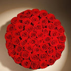 Prifroti 47 Flowers in a Luxury Suede Box, Birthday Gifts for Women, Preserved Flowers, Mothers Day Roses Gift for Mom, Red - Image 3