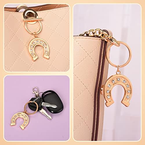 24PCS Horseshoe Key Chain Cowboy Party Favor Wedding Key Rings Gift or Souvenir for Guests, Horse Birthday Party Favors Bridal Shower, Wedding Party or Cowgirl Baby Shower Decorations - Image 4