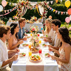 200pcs Clear Plastic Plates and Napkins Party Supplies for Birthday,Wedding - Image 4