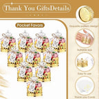 Jingmore 100 Sets Mini Crown Candy Boxes Party Favor,Gold - Image 3
