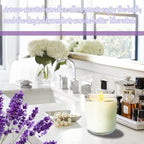 12 Pcs 8 Oz Bulk White Soy Candles,Lavender Scented Candles Set,Bulk Aromatherapy Candle,Great Stress Relieving Scented Candle for Girls as a Gift for Birthdays, Weddings and More! - Image 4