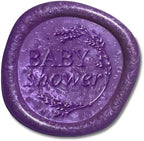 Infusion Wax Seal Baby Stickers - Elegant Self-Adhesive Baby Shower Envelope Seals in 12 Color Options - Perfect for Invitations, Cards, & Party Favors - 25 Pack (Baby Shower) - Image 2