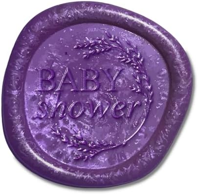Infusion Wax Seal Baby Stickers - Elegant Self-Adhesive Baby Shower Envelope Seals in 12 Color Options - Perfect for Invitations, Cards, & Party Favors - 25 Pack (Baby Shower) - Image 2
