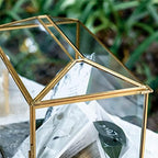 NCYP Small Glass Cards Box with Slot for Micro Wedding, 10.2" x 5.9" x 7.9" - Image 5