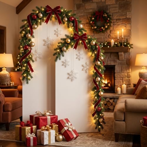 6FT,7.2FT Arch Backdrop Stand and Cover Set (White) - Image 6