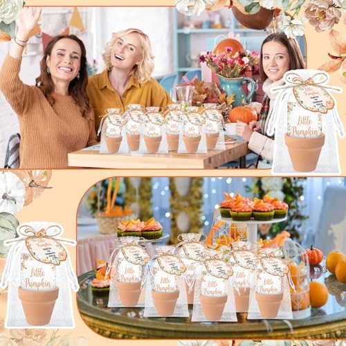 Reallnaive Little Pumpkin Baby Shower Party Decorations Set - Image 5