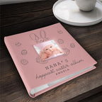 Engraved Personalized Baby's First Easter Leatherette Photo Album, Holds 200 4" x 6" Photos - Image 3