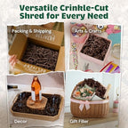 10LB Chocolate Crinkle Paper Gift Basket Filler USA Made - Image 2