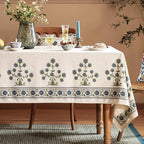 patdrea Vintage French Printed Tablecloth,Square,55"x55" - Image 2
