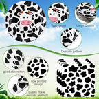 Potchen 452 Pcs Cow Themed Party Supplies Serve 50, Black White Pink - Image 2