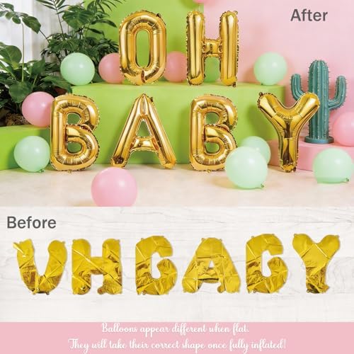 Hombae Taco Bout A Baby Decorations, Mexican Baby Shower Decorations, Pastel Fiesta Themed Backdrop Balloon Banner Boxes Poster Sash Pin for Taco Cactus Party Supplies - Image 6