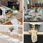 16 Pack Ivory Cheesecloth Table Runner 20 x 120 inch Gauze Table Runners 10 FT Long,Semi Sheer Cheese Cloth Fabric Table Runner Bulk for Wedding,Party,Baby Shower,Bridal Shower Decoration - Image 6
