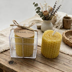 Wedding Favor Guest Bulk, Personalized Beewax Natural Candle Party Favors, Bridal Shower Gifts for Party, Baby Shower giveaways for Baptism (10,20,30,50,100.. Options Available in Customize Section) - Image 7