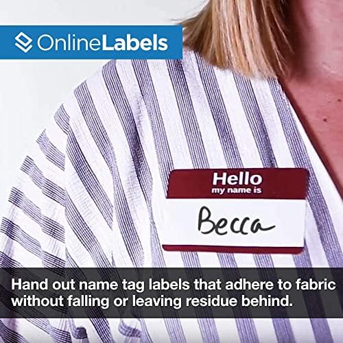 OnlineLabels 3.375" x 2.3125" Labels - Aggressive White Matte - 250 Sheets - Image 3