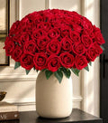 35 PCS Red Roses Artificial Flowers, Fake Roses with Stem Realistic Silk Rose for DIY Wedding Bouquets Table Centerpieces Arrangements Baby Shower Birthday Home Decor Valentines Day Gift for Her by HyeFloraartificialflowers