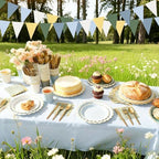 Mimorou 342 Pcs Blue and Green Party Supplies Plates Napkins Cups - Image 5