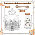Jingmore 60 Sets Mini Crown Candy Boxes Party Favor,Sliver - Image 2