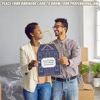Colarr 50 Pcs House Shaped Gift Bag Real Estate Agent Supplies, Blue - Image 5