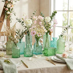 15 Pcs Green Bud Vases Set, Baby Shower Decorations, Wedding Table Decor - Image 7