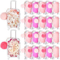 VioraWhite 40 Pcs Mini Suitcase Empty Box and Plush Ball Set, 2 Pink by VioraWhite
