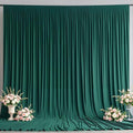 10x10FT Backdrop Curtains with Rod Pockets - Wrinkle Free Photo Stage Backdrop 2 Panels Curtains Drapes for Photography Wedding Party Baby Shower Decorations (Blackish Green) by Unknown