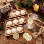 Leelosp 24 Sets Christmas Poinsettia Flower Soaps Gifts Bulk Party Favors - Image 6