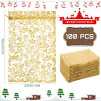 Kigeli 100 Pcs 8 x 12 Inch Large Organza Gift Bags Wedding Party Favor Candy Toys Makeup Pouches Gift Drawstring Jewelry Bag for Wedding Baby Shower Christmas Party Favors(Gold,Rose) - Image 2