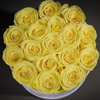 Prifroti 17 Flowers in a Luxury Suede Box, Birthday Gifts for Women, Preserved Flowers, Mothers Day Roses Gift for Mom, Yellow - Image 6