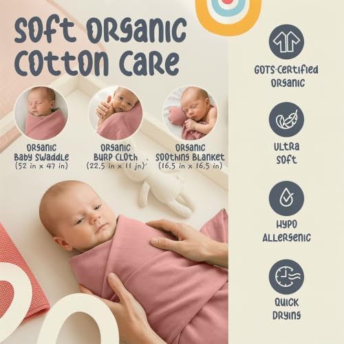 ARI MES Baby Gift Set for Newborns, Baby Shower Gift Basket with Swaddle - Image 3